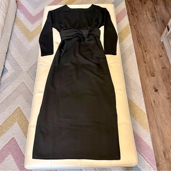 Modern Citizen Elegant Black Long Sleeve Dress - Picture 13 of 14